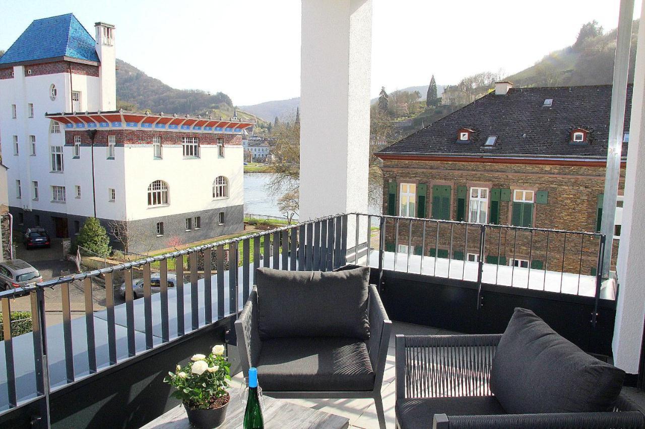 Mosel-Loggia - Luxusapartment -Terrass - Klimaanlage Traben-Trarbach Eksteriør billede