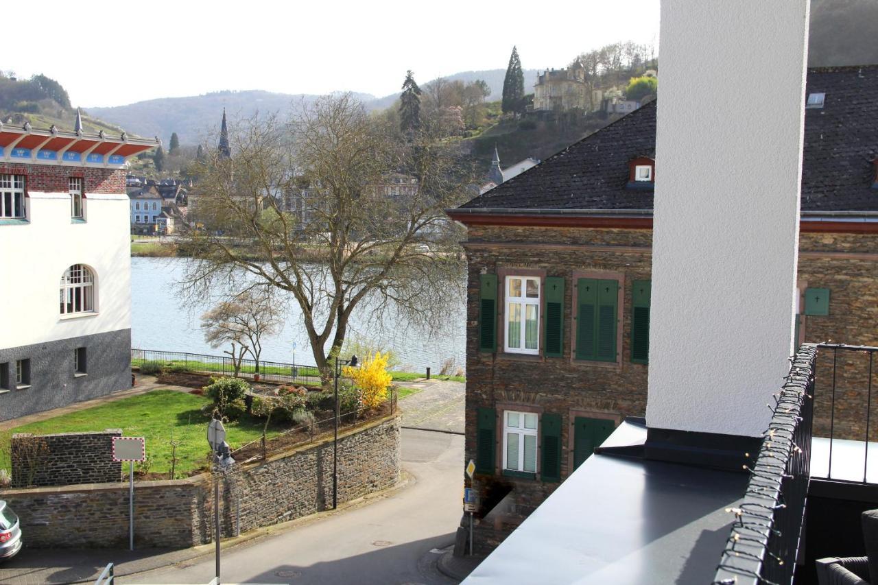 Mosel-Loggia - Luxusapartment -Terrass - Klimaanlage Traben-Trarbach Eksteriør billede